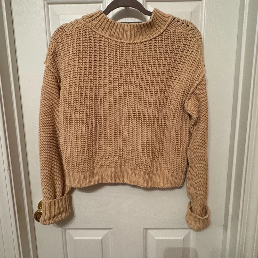 Sandcastle Free People Bell Song Pullover Sweater Sz S